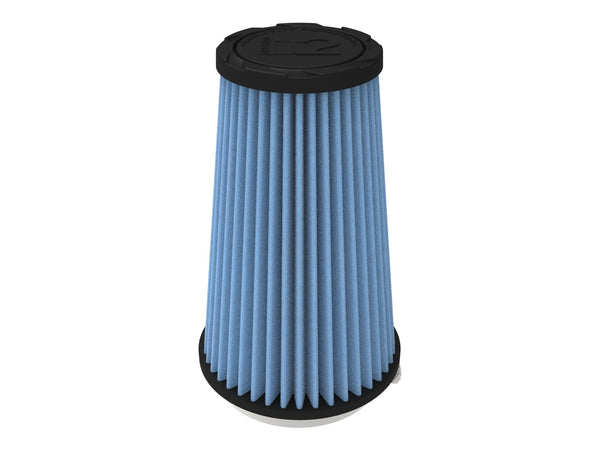 aFe POWER Universal Clamp-On Air Filter w/ D2 Dura-Dry Media - 3-1/2in F x 5in B x 3-1/2in T x 8in H - 21-35508V
