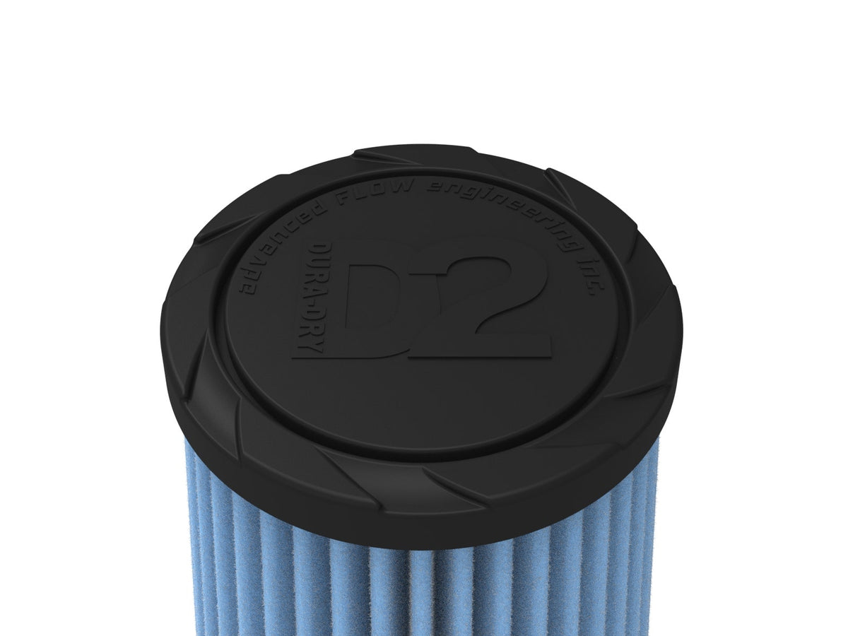 aFe POWER Universal Clamp-On Air Filter w/ D2 Dura-Dry Media - 3-1/2in F x 5in B x 3-1/2in T x 8in H - 21-35508V - view 4