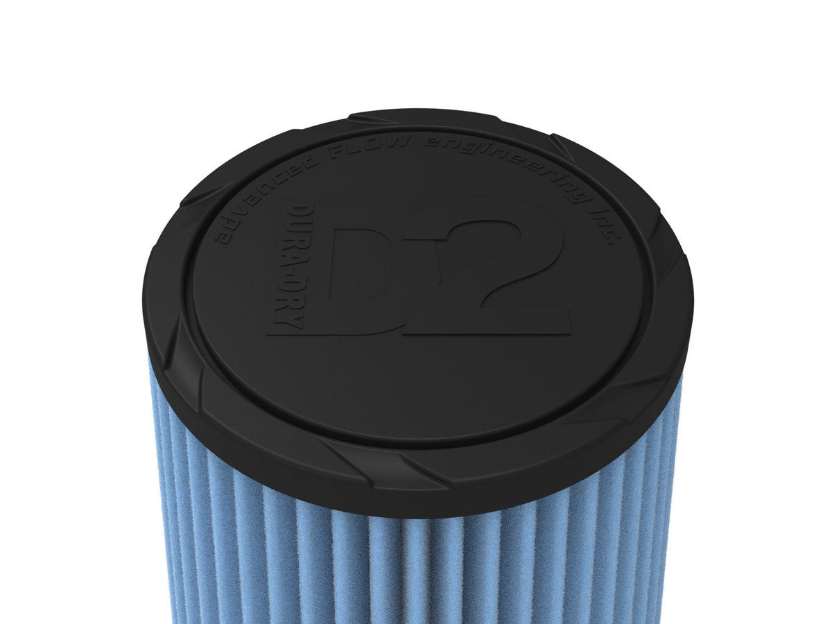 aFe POWER Universal Clamp-On Air Filter w/ D2 Dura-Dry Media - 4in F x 6in B x 4-3/4in T x 7in H - 21-40011V - view 4