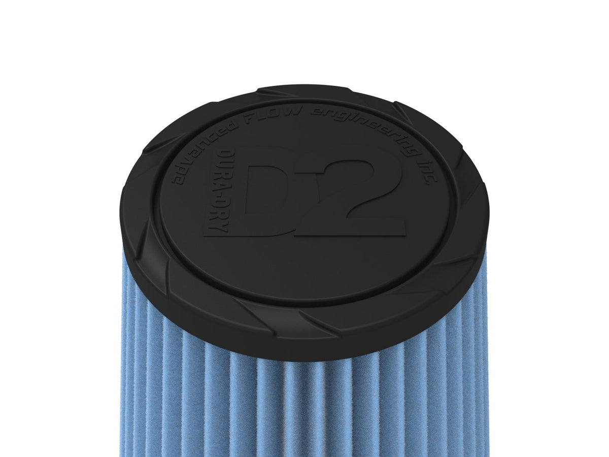 aFe POWER Universal Clamp-On Air Filter w/ D2 Dura-Dry Media - 4in F x 6in B x 4in T x 7in H - 21-40507V - view 4