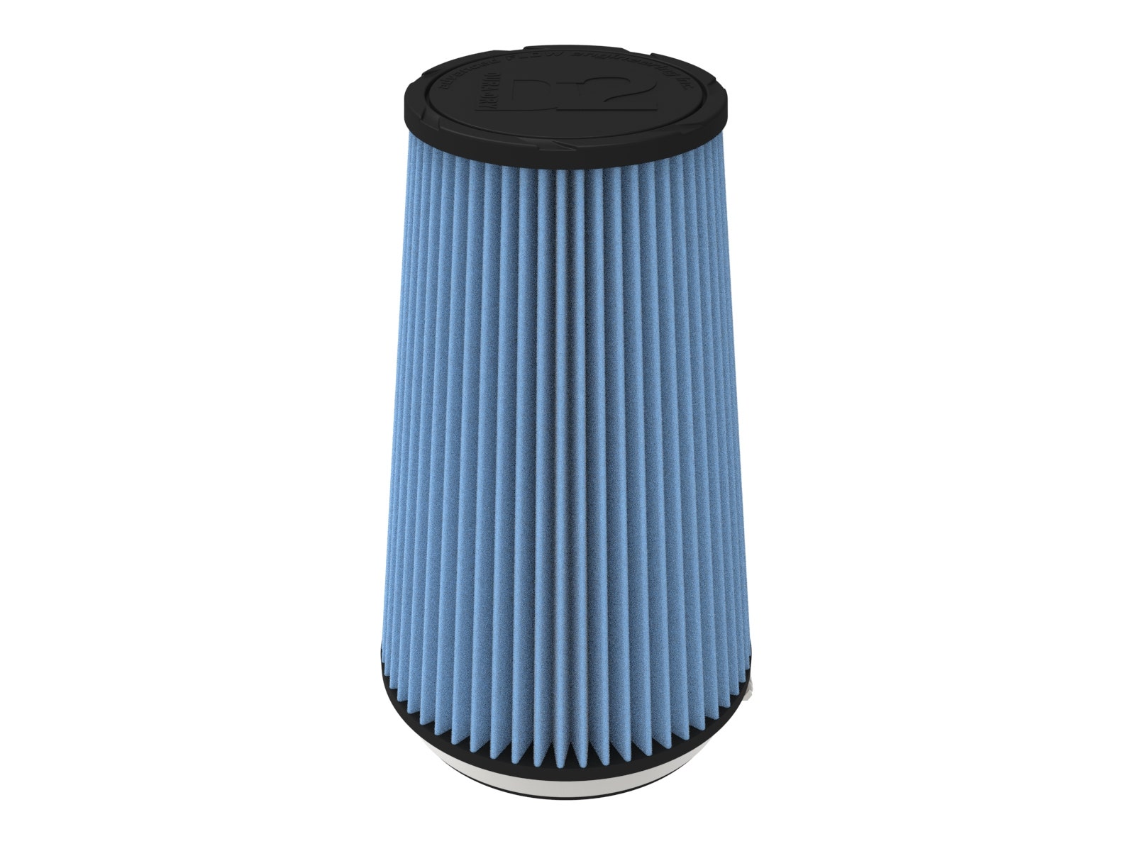 aFe POWER Universal Clamp-On Air Filter w/ D2 Dura-Dry Media - 6in F x 7.5in B x 5.5in T x 12in H - 21-60512V