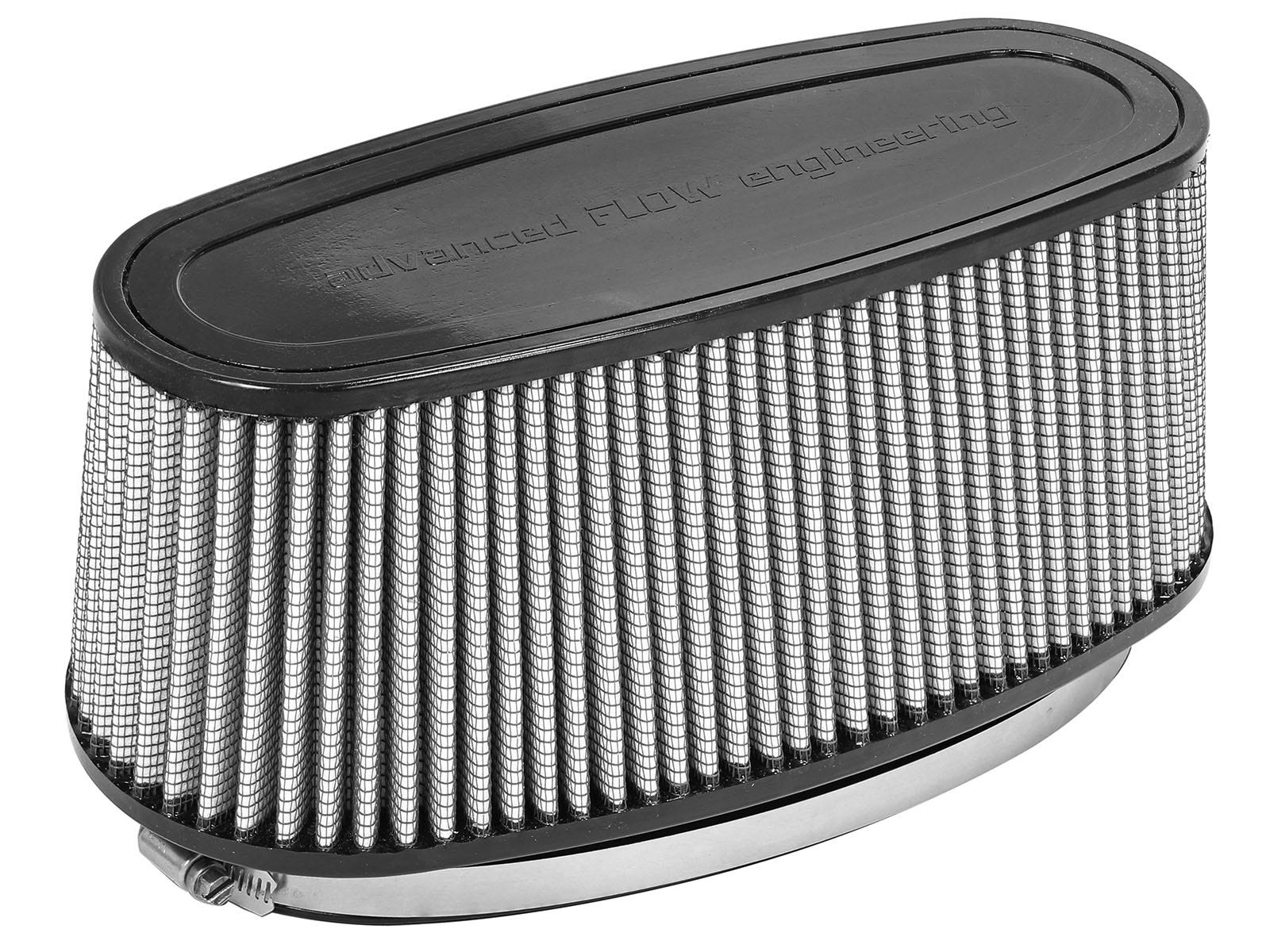 afe Magnum FORCE Intake Rplcmnt Air Filter (11-3/8x4)IN F x (14x5-1/2)IN B x (12x3-1/2)IN T x 5IN H - 21-90087