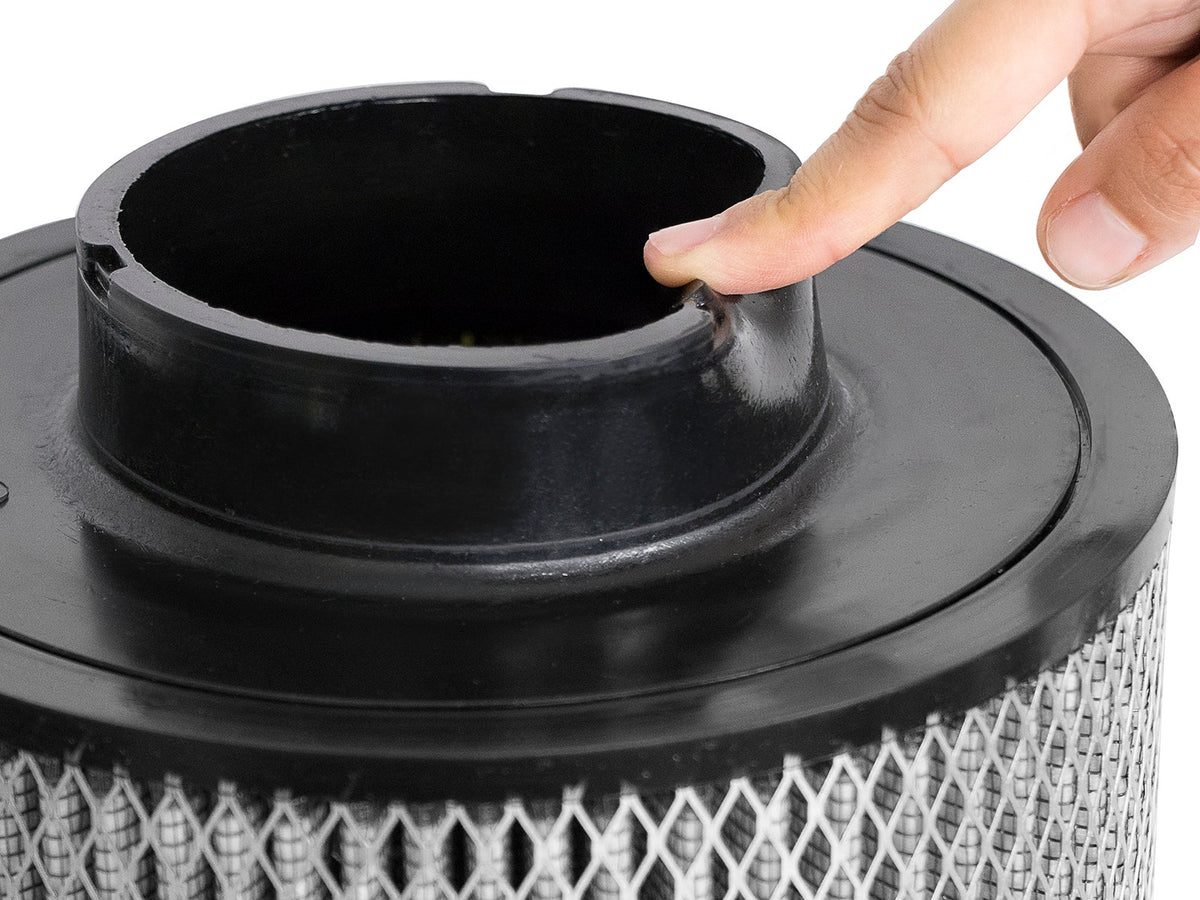 aFe Magnum FLOW Universal Air Filter w/ Pro DRY S Media 4 F x 8-1/2in B x 8-1/2in T x 11in H - 21-90097