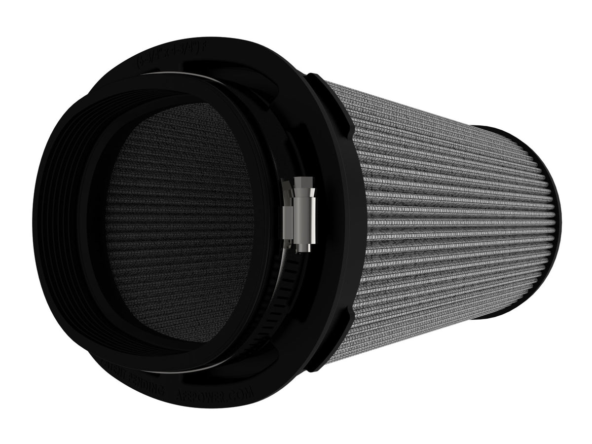 aFe Magnum FLOW Pro DRY S Air Filter 6.75x4.75 Flange 8.25x6.25 Base (Mt2) 7.25x5 Top 8.5 Height - 21-91101