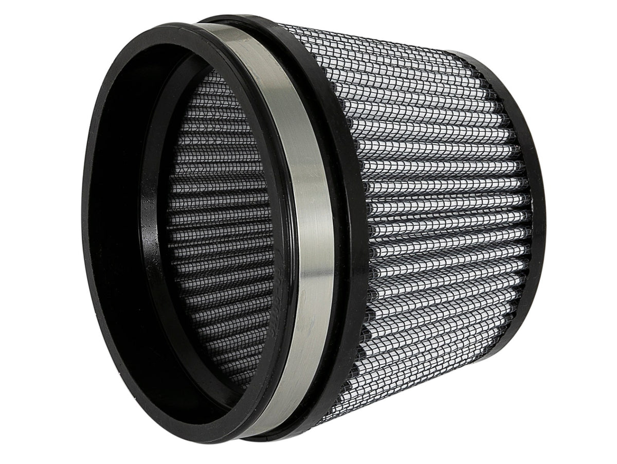 aFe MagnumFLOW Dry S Air Filter 5in. F x 5-3/4in. B x 4-1/2in. T (INV) x 3-1/2in. H - 21-91130