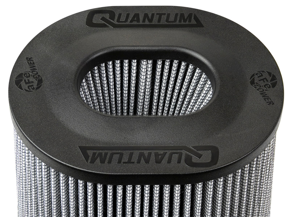 aFe Quantum Pro DRY S Air Filter Inverted Top - 5.5inx4.25in Flange x 9in Height - Dry PDS - 21-91133
