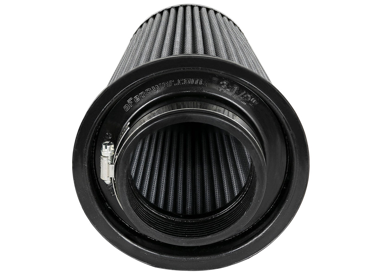 aFe Magnum FLOW Pro DRY S Air Filter 3-1/2in F x 6in B x 4-1/2in T (Inverted) x 9in H - 21-91135