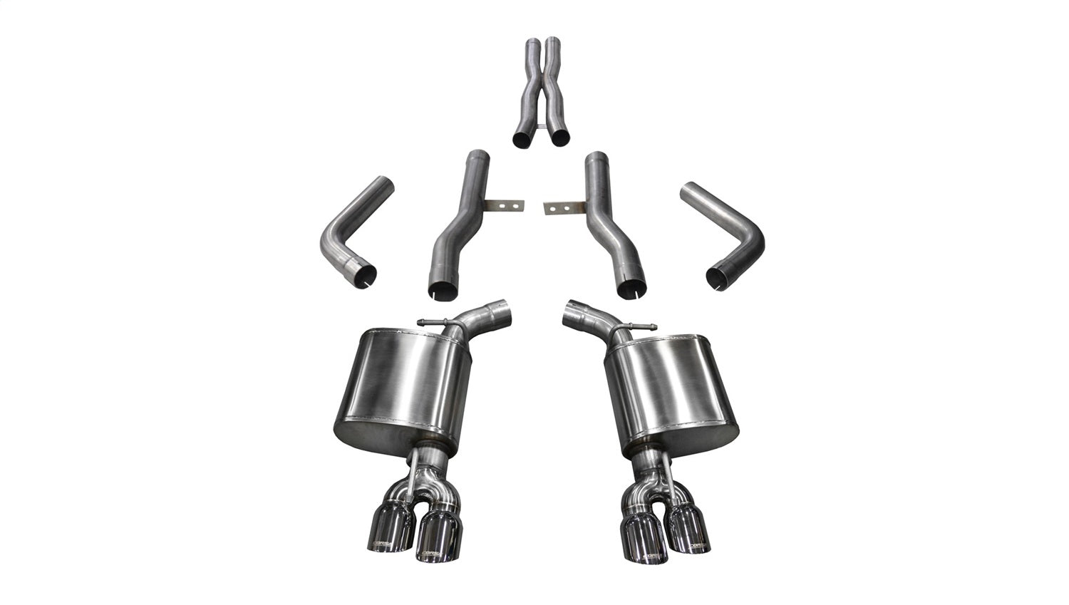 Corsa 2017-2023 Dodge Challenger 5.7L V8 Xtreme Cat-Back Dual Rear Exit w/3.5in Polished Tips - 21006