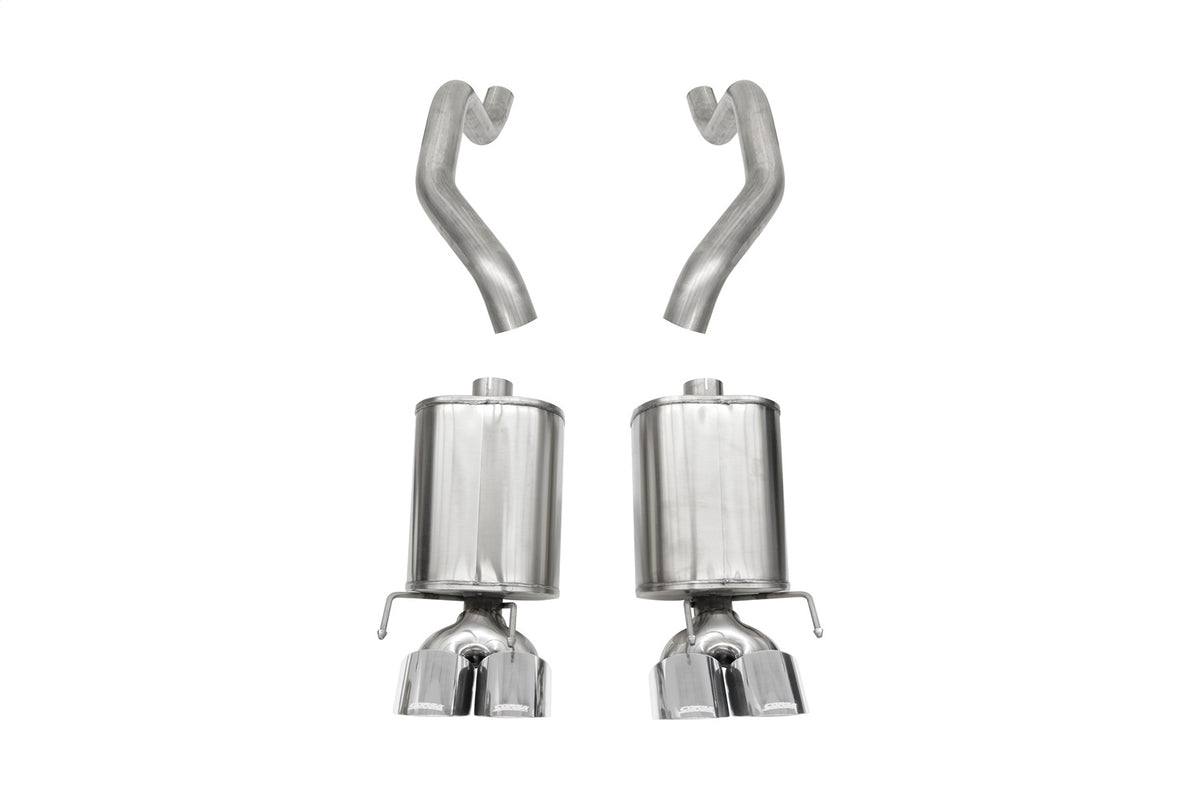 Corsa 05-08 Chevrolet Corvette (C6) 6.0L/6.2L Polished Sport Axle-Back Exhaust w/4.5in Tips - 21009