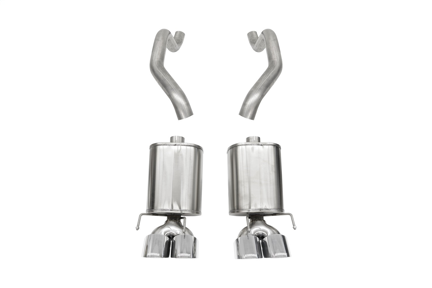 Corsa 05-08 Chevrolet Corvette (C6) 6.0L/6.2L Polished Sport Axle-Back Exhaust w/4.5in Tips - 21009