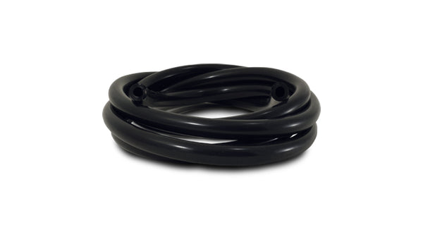 Vibrant 1/8 (3.2mm) I.D. x 50 ft. Silicon Vacuum Hose - Black - 2100