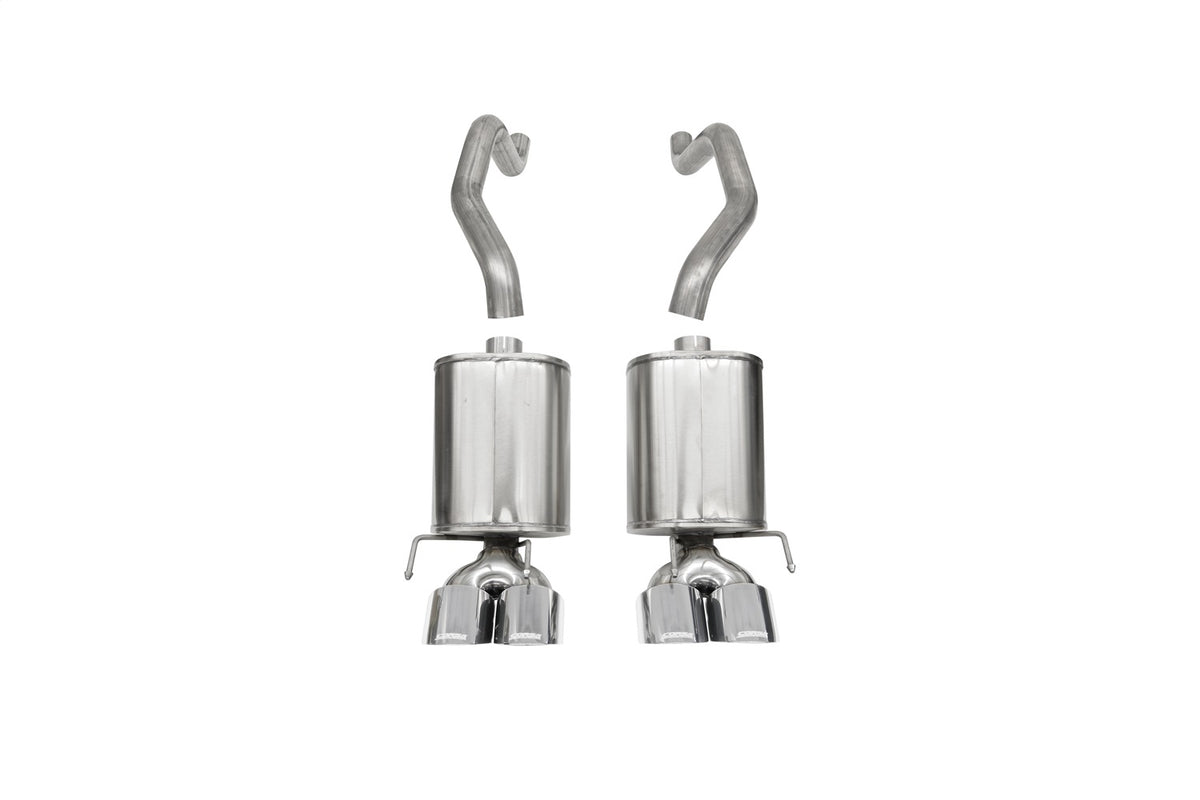 Corsa 2009-2013 Chevrolet Corvette (C6) 6.2L Polished Sport Axle-Back Exhaust w/4.5in Tips - 21011