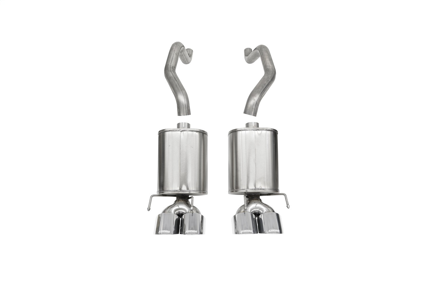 Corsa 2009-2013 Chevrolet Corvette (C6) 6.2L Polished Sport Axle-Back Exhaust w/4.5in Tips - 21011