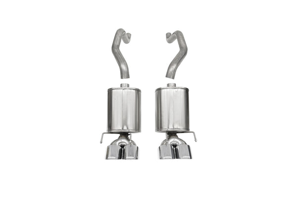 Corsa 2009-2013 Chevrolet Corvette (C6) 6.2L Polished Sport Axle-Back Exhaust w/4.5in Tips - 21011