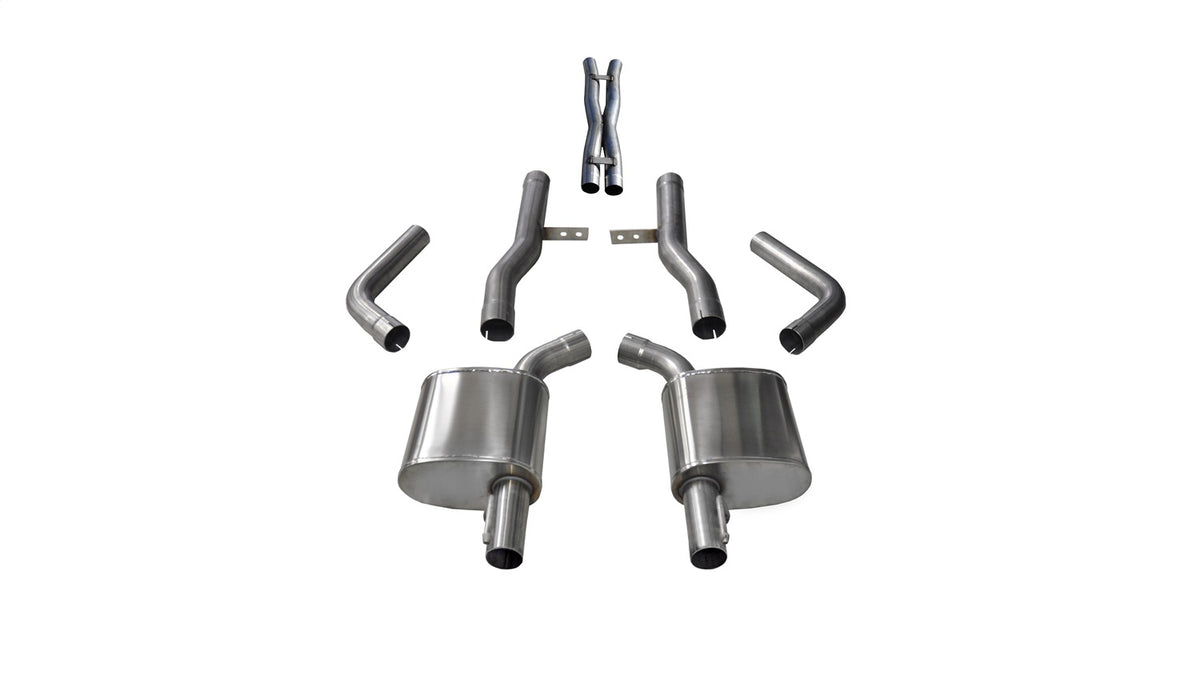 Corsa 2017-2020 Dodge Charger/Chrysler 300 5.7L V8 Xtreme Cat-Back Dual Rear Exit w/o Tips - 21018