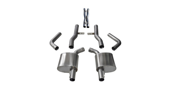 Corsa 2017-2020 Dodge Charger/Chrysler 300 5.7L V8 Xtreme Cat-Back Dual Rear Exit w/o Tips - 21018
