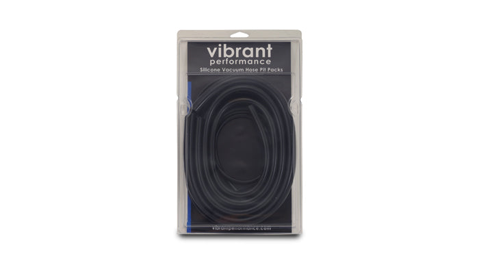 Vibrant Silicon vac Hose Pit Kit Blk 5ft- 1/8in 10ft- 5/32in 4ft- 3/16in 4ft- 1/4in 2ft-3/8in - 2104