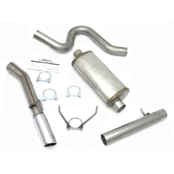 JBA 04-05 Dodge Durango 4.7/5.7L 409SS Pass Side Single Exit Cat-Back Exhaust - 40-1512 for 2004-2007 Dodge Durango - front v