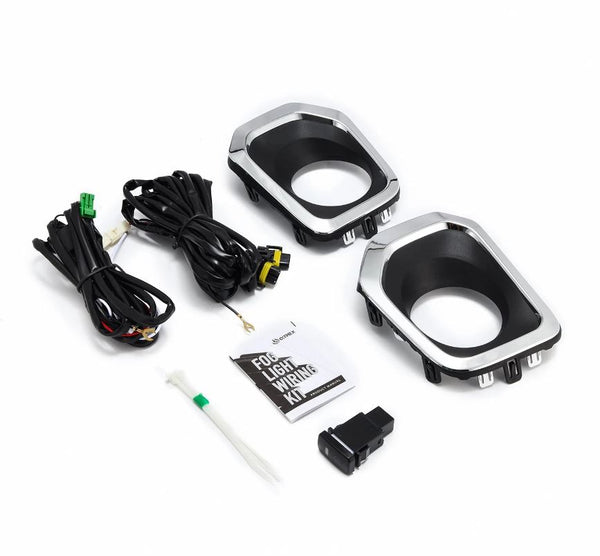 Alpharex 16-22 Toyota Tacoma Bezel & Wiring Kit (Does Not Include Fog Lights) - 211006