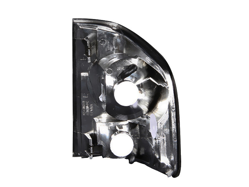 ANZO 1995-2005 Chevrolet S-10 Taillights Black 3D Style - 211034