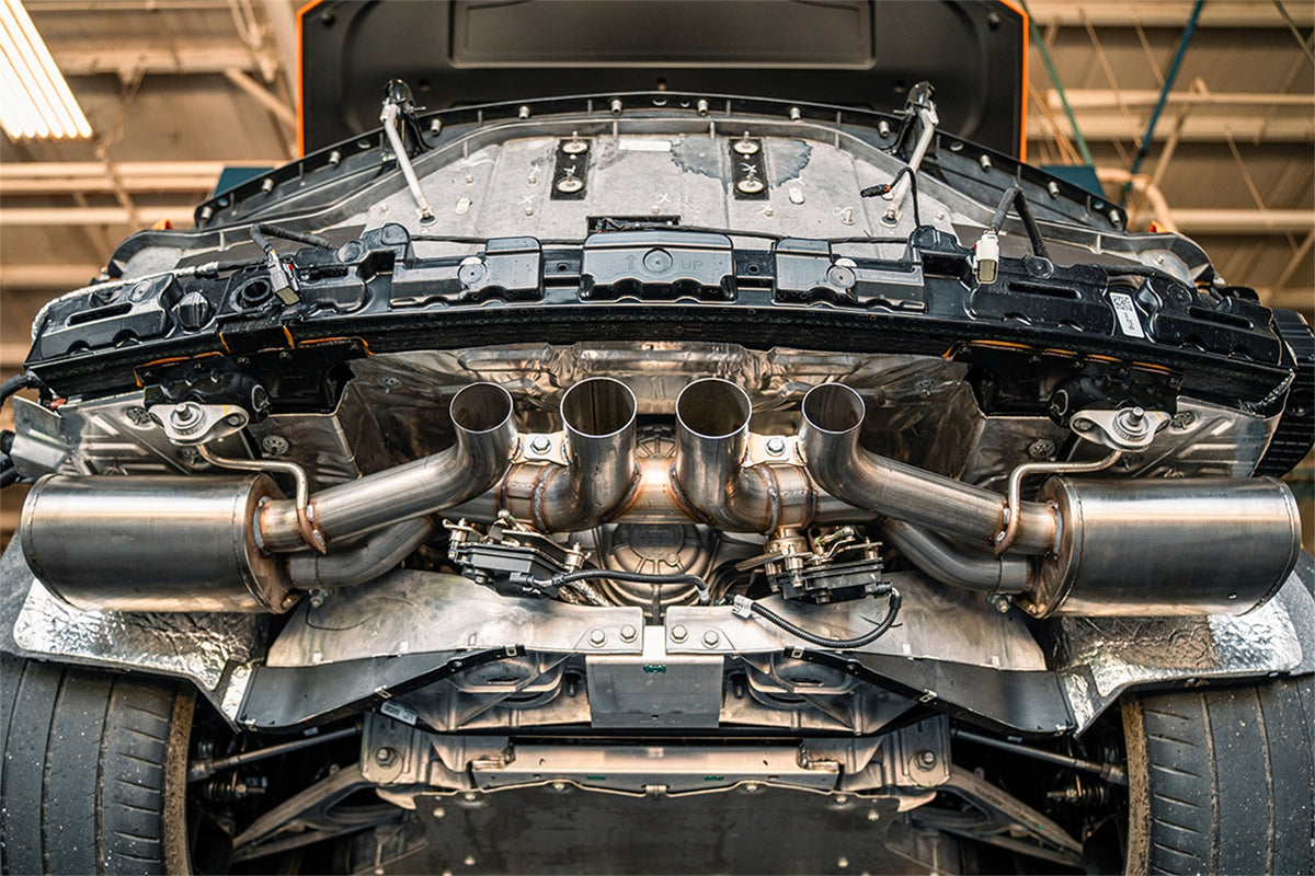 Corsa 2023 Chevrolet Corvette C8 Z06 3in Valved Cat-Back Exhaust Muffler System (Re-Uses Stock Tips) - 21111