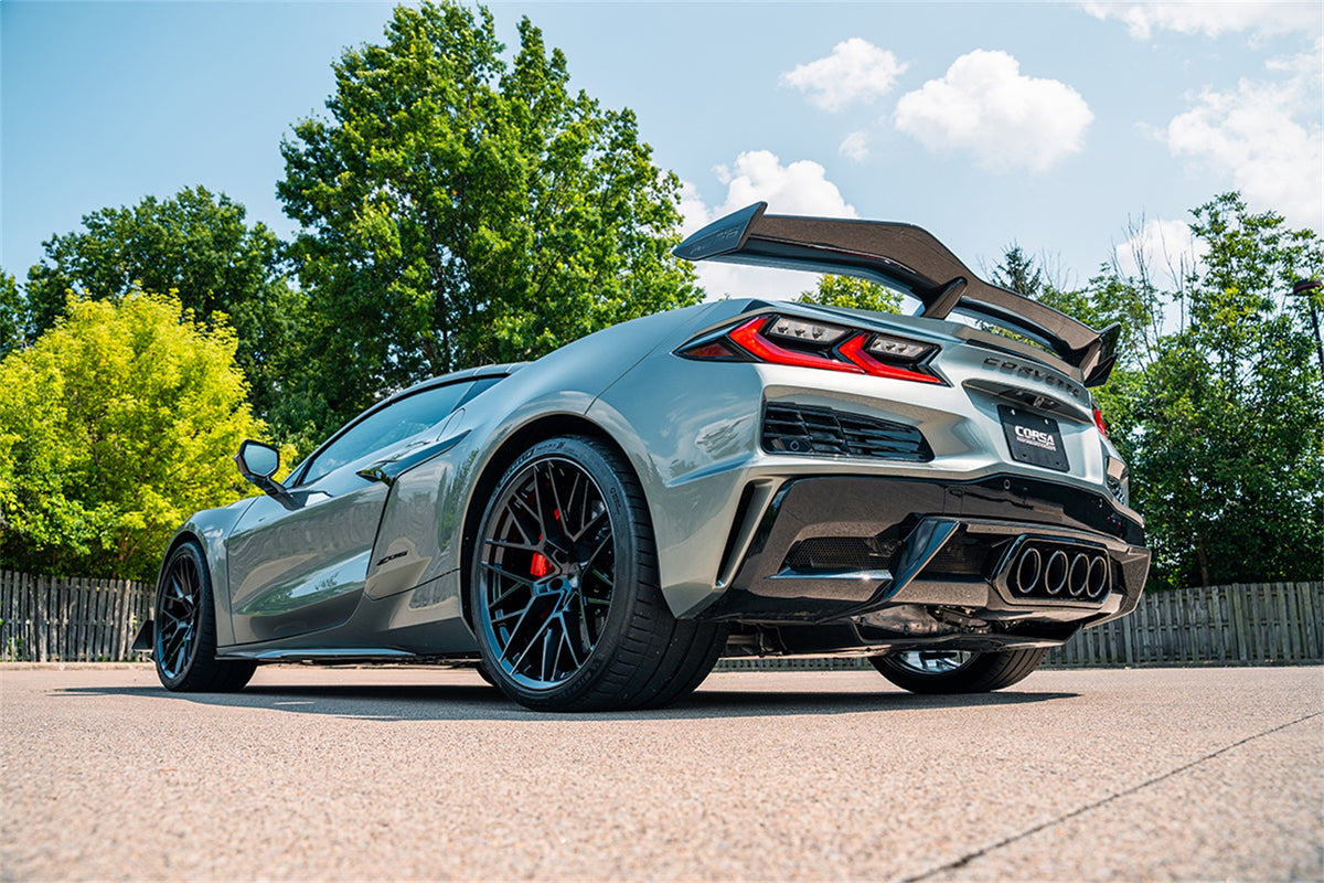 Corsa 2023 Chevrolet Corvette C8 Z06 3in Valved Cat-Back Exhaust Muffler System (Re-Uses Stock Tips) - 21111