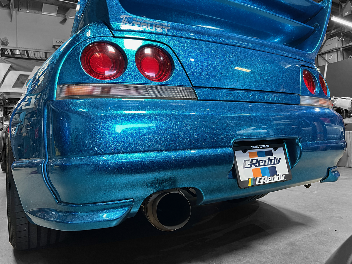 GReddy - GReddy Total Tune Up License Plate Frame - "Black-out" or "Color" - 21112001