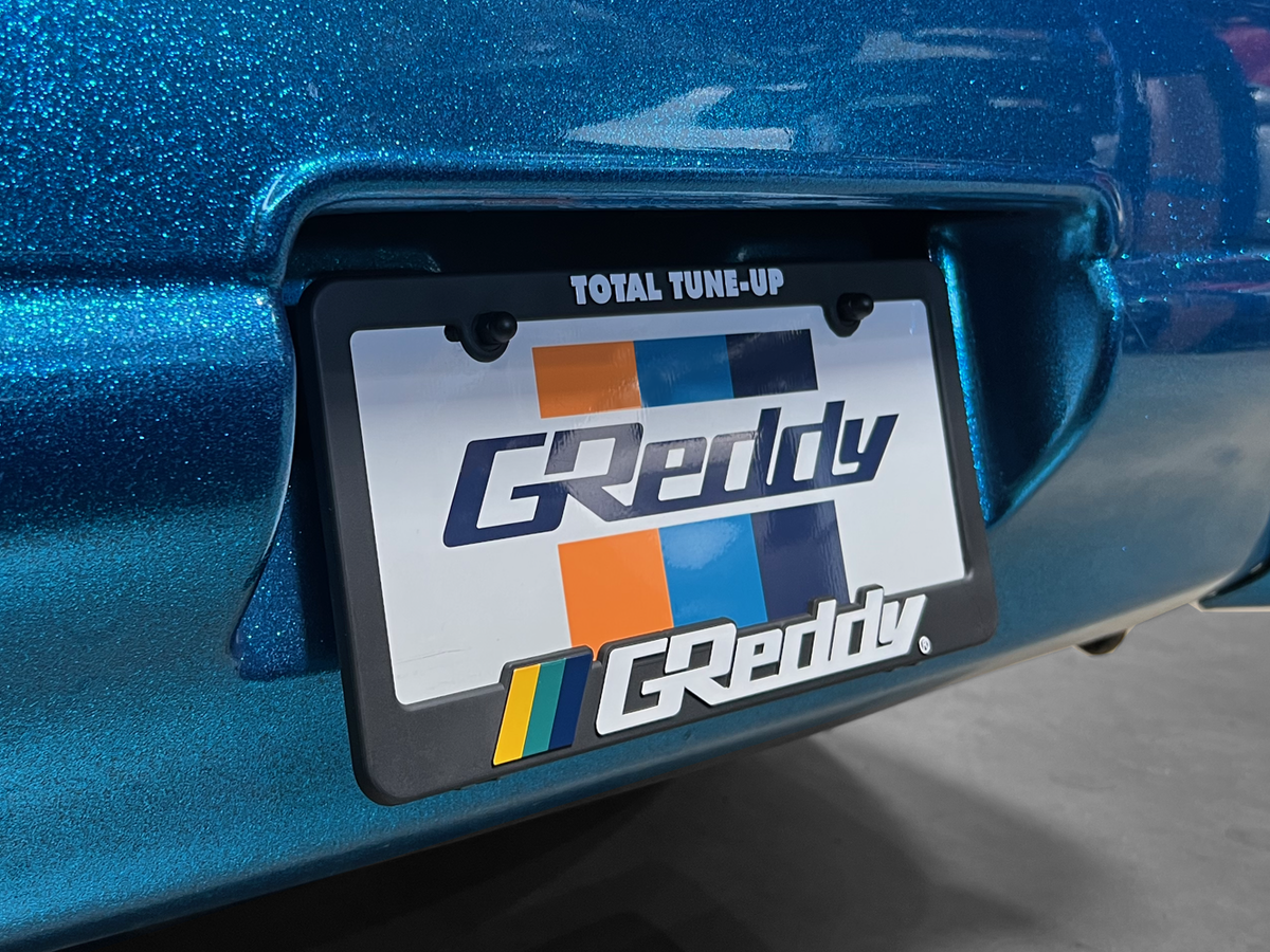 GReddy - GReddy Total Tune Up License Plate Frame - "Black-out" or "Color" - 21112000