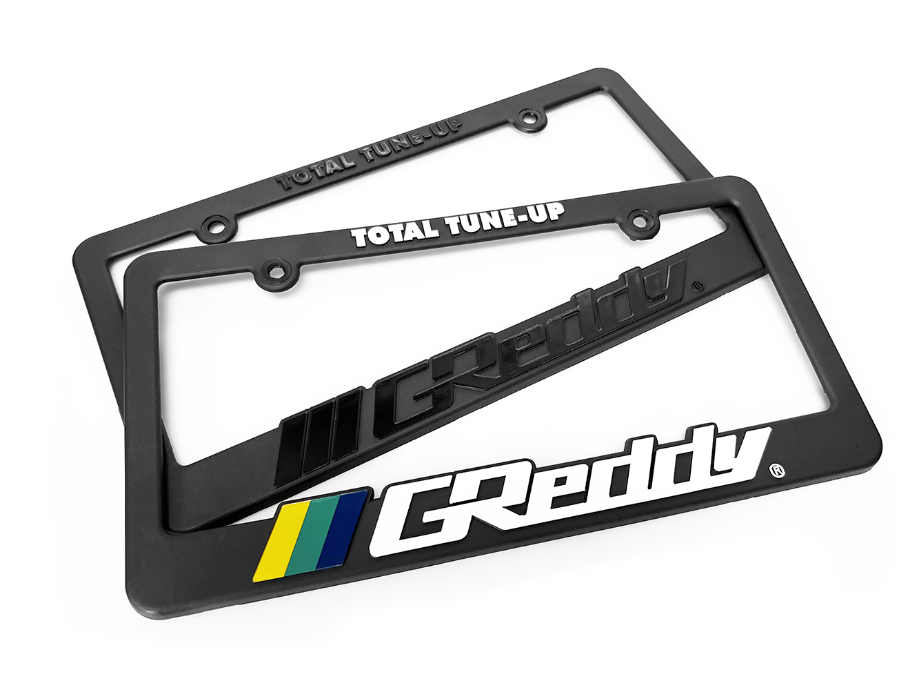 GReddy - GReddy Total Tune Up License Plate Frame - "Black-out" or "Color" - 21112001