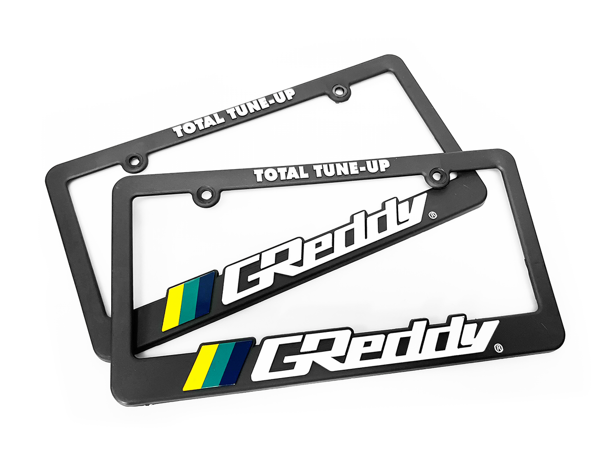 GReddy - GReddy Total Tune Up License Plate Frame - "Black-out" or "Color" - 21112000