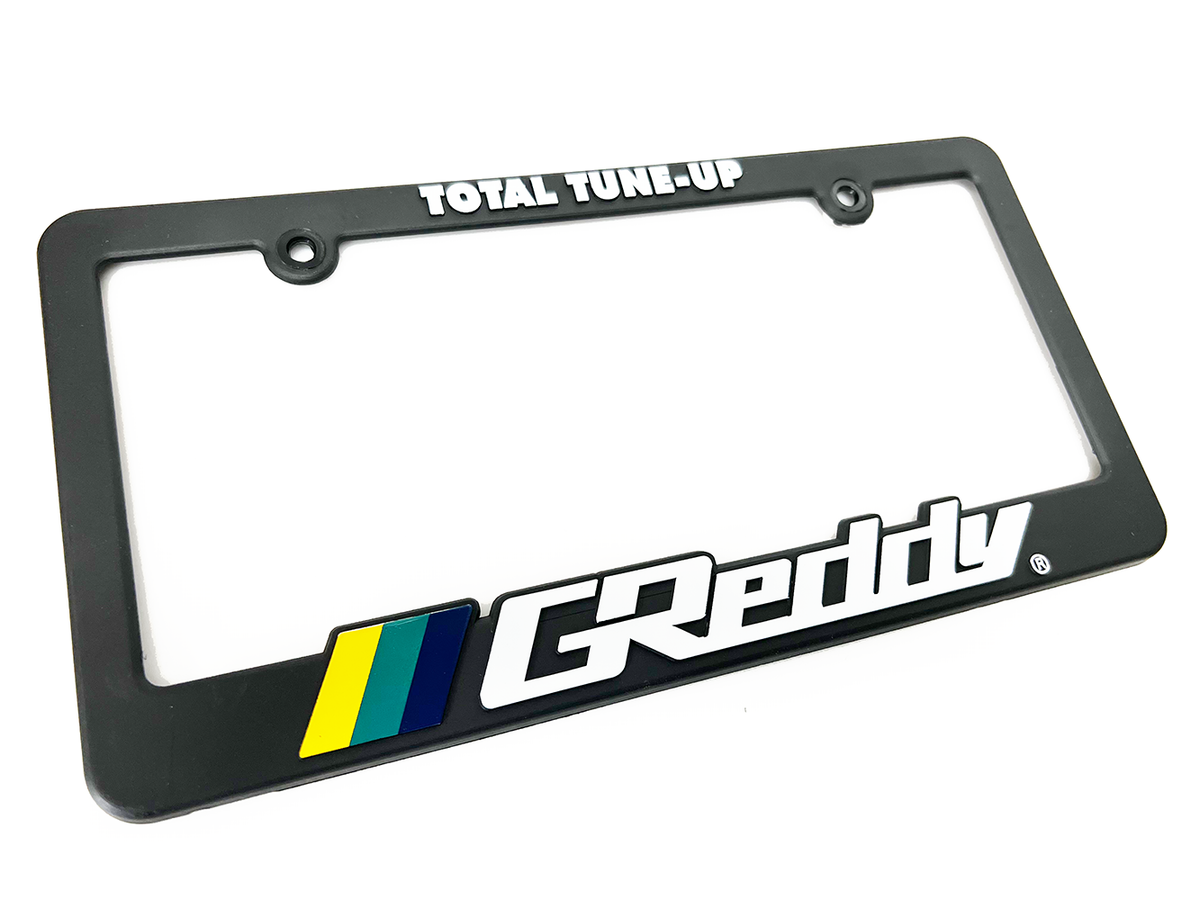 GReddy - GReddy Total Tune Up License Plate Frame - "Black-out" or "Color" - 21112001