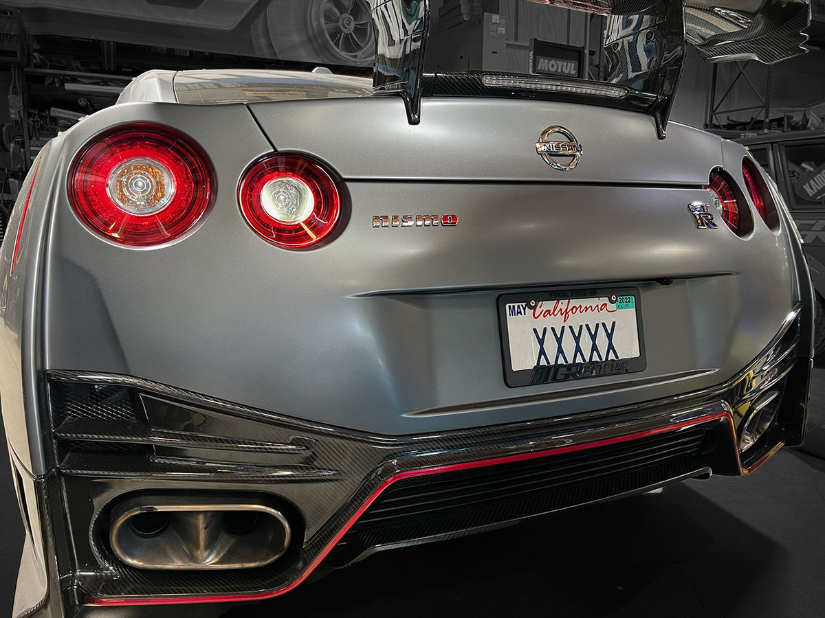GReddy - GReddy Total Tune Up License Plate Frame - "Black-out" or "Color" - 21112001