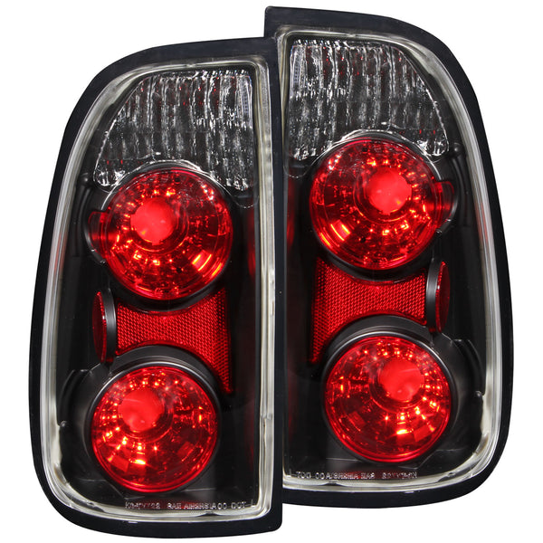 ANZO 2000-2006 Toyota Tundra Taillights Black (Regular &amp; Access Cab Models Only) - 211126 for 2000-2006 Toyota Tundra - f