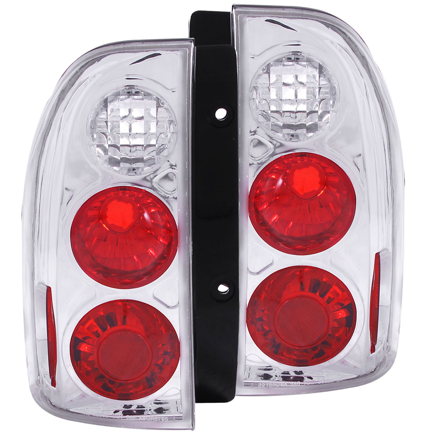 ANZO 1999-2004 Suzuki Grand Vitara Taillights Chrome - 211135 for 1999-2004 Suzuki Grand Vitara - front view