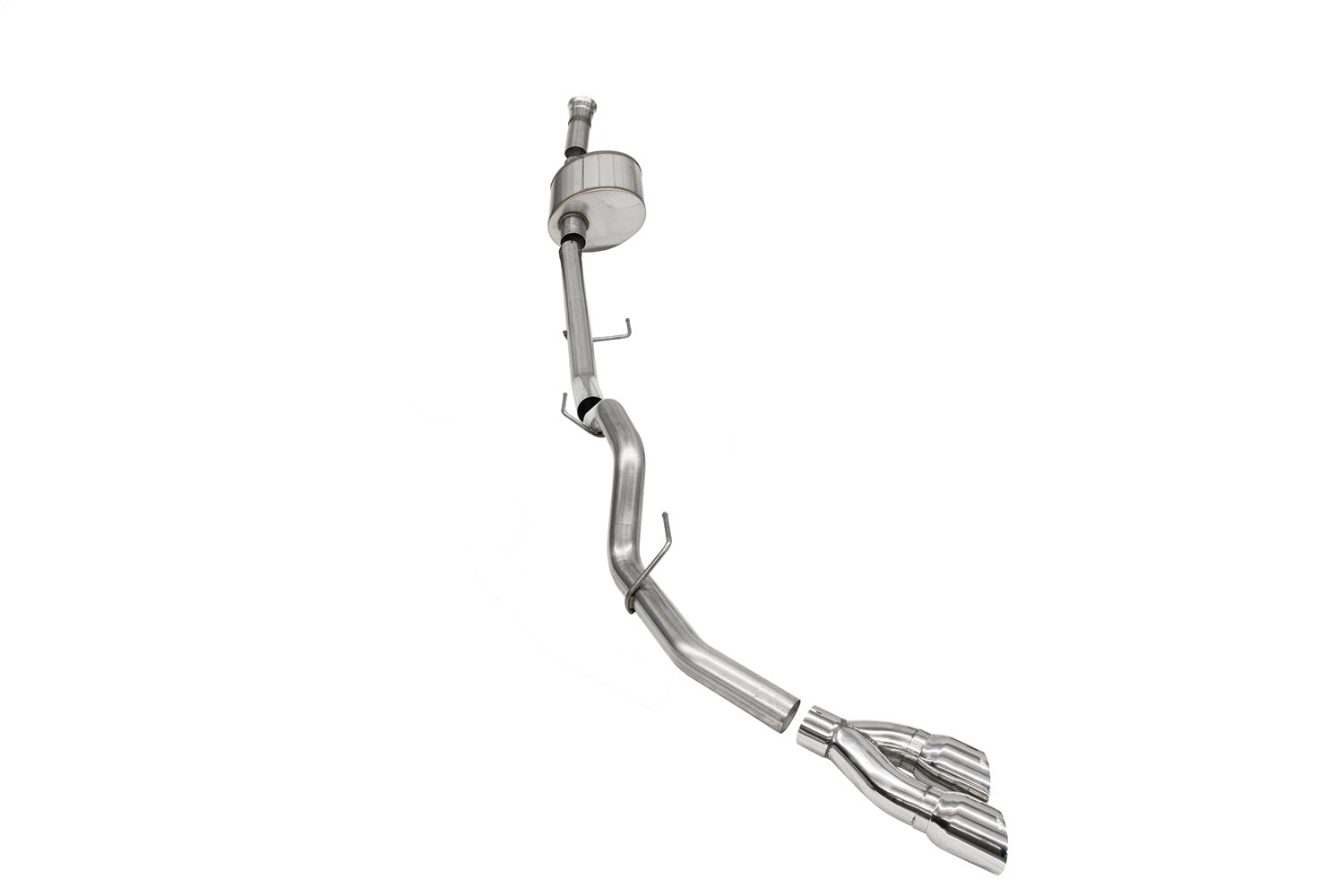 Corsa 2021-2024 Ford F-150 Regular Cab/ 8in Bed 5.0L V8 Xtreme Cat-Back Single Side Exit-Polished - 21145