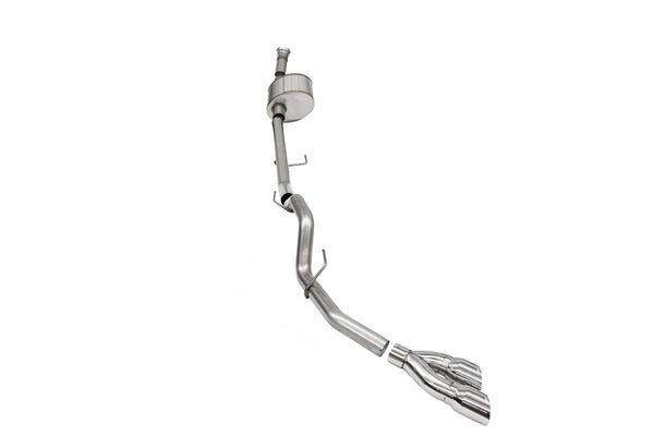 Corsa 2021-2024 Ford F-150 Regular Cab/ 8in Bed 5.0L V8 Xtreme Cat-Back Single Side Exit-Polished - 21145
