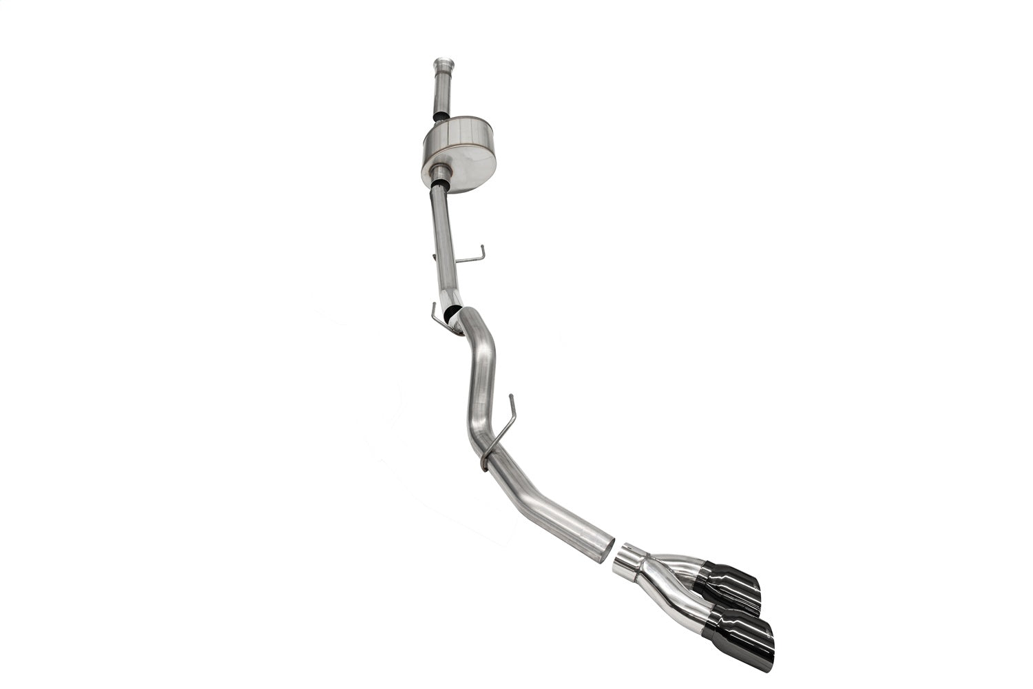 Corsa 2021-2024 Ford F-150 SuperCab/6.5in Bed 5.0L V8 Xtreme Cat-Back Single Side Exit-BlackPVD - 21148BLK