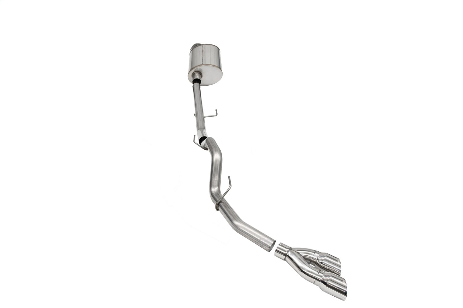 Corsa 2021-2024 Ford F-150 Regular Cab/ 8in Bed 5.0L V8 Sport Cat-Back Single Side Exit-Polished - 21154