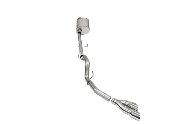 Corsa 2021-2024 Ford F-150 Regular Cab/ 8in Bed 5.0L V8 Sport Cat-Back Single Side Exit-Polished - 21154