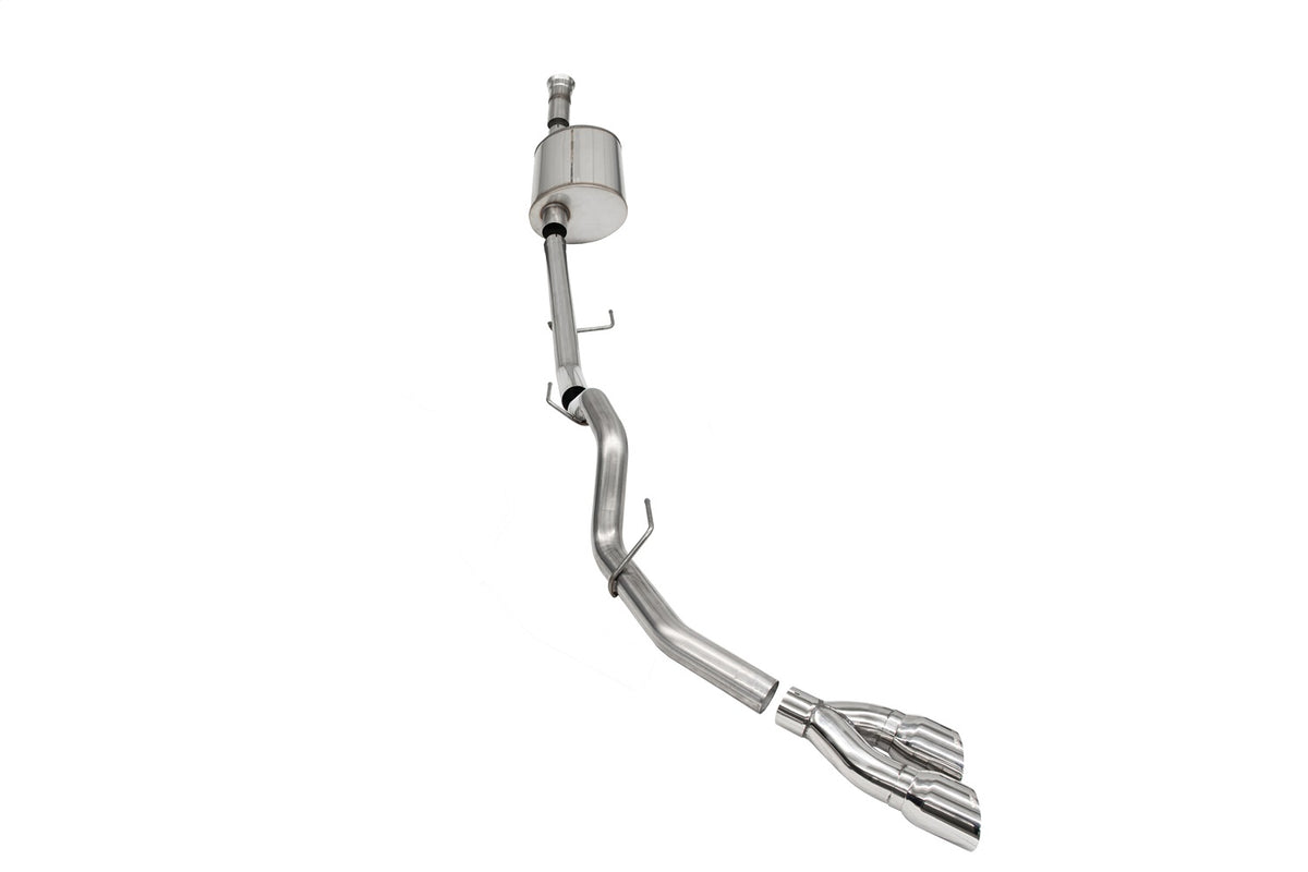 Corsa 2021-2022 Ford F-150 SuperCab/6.5in Bed 5.0L V8 Sport Cat-Back Single Side Exit-Polished - 21157