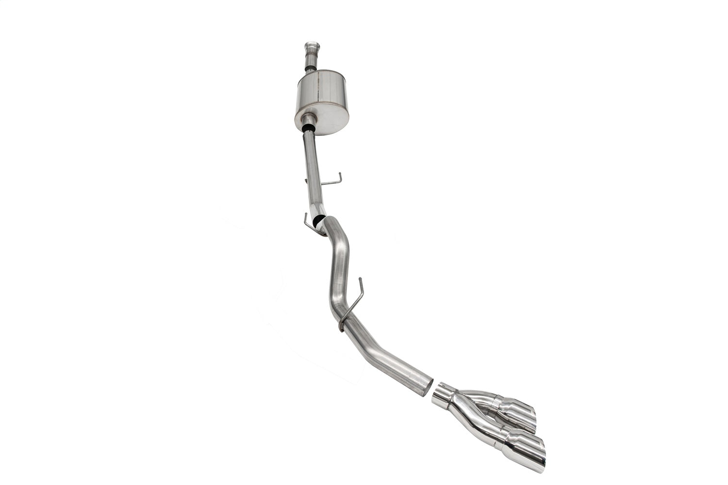 Corsa 2021-2022 Ford F-150 SuperCab/6.5in Bed 5.0L V8 Sport Cat-Back Single Side Exit-Polished - 21157