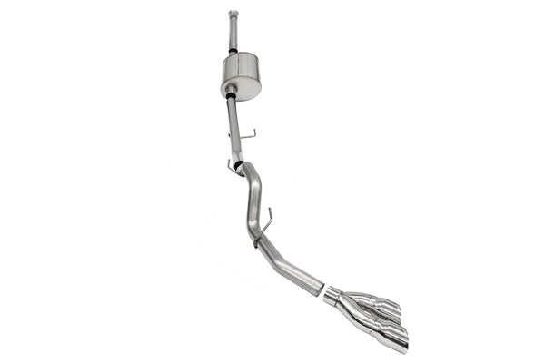 Corsa 2021-2024 Ford F-150 SuperCrew/6.5in Bed 5.0L V8 Sport Cat-Back Single Side Exit-Polished - 21160