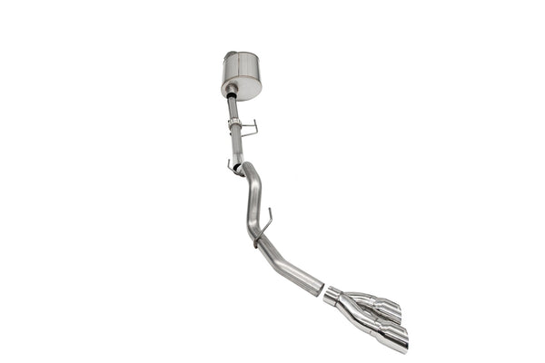 Corsa 2021-2024 Ford F-150 Regular Cab/ 8in Bed 3.5L V6 Sport Cat-Back Single Side Exit-Polished - 21163