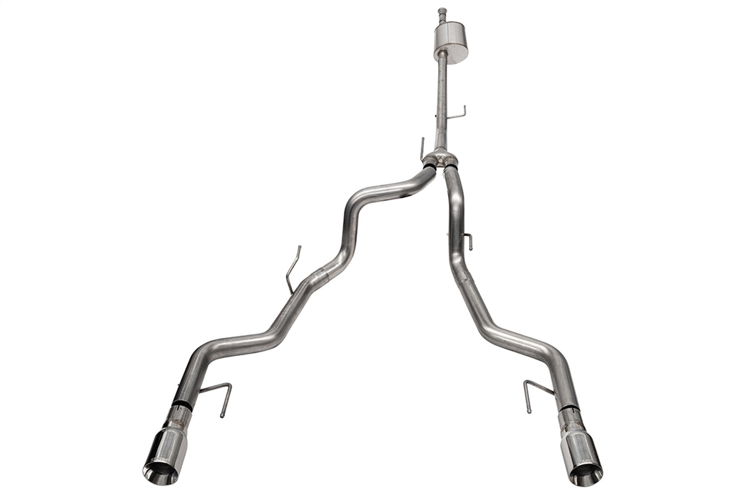 Corsa 2022-2024 2023 Ford F-150 SuperCrew/5.5ft Bed 5.0L V8 Sport Cat-Back Dual Rear Exit-Polished - 21184