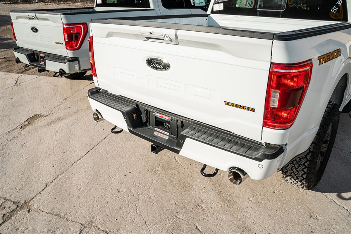 Corsa 2022-2024 2023 Ford F-150 SuperCrew/5.5ft Bed 5.0L V8 Sport Cat-Back Dual Rear Exit-Polished - 21184
