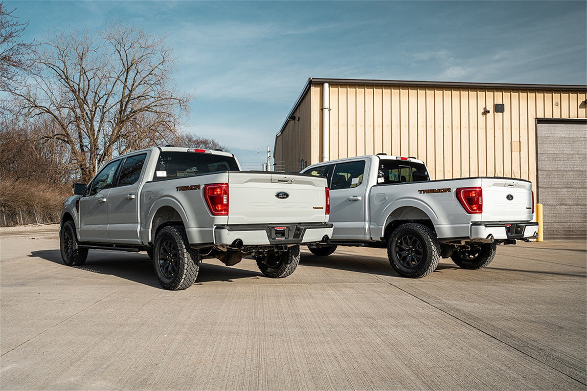 Corsa 2022-2024 2023 Ford F-150 SuperCrew/5.5ft Bed 5.0L V8 Sport Cat-Back Dual Rear Exit-Polished - 21184