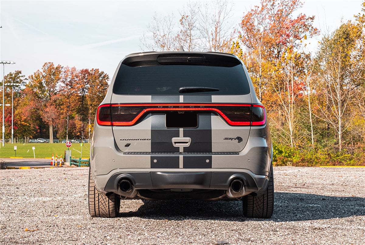 Corsa 21-22 Dodge Durango SRT Hellcat Cat-Back 2.75in Dual Rear Exit Xtreme 4.5in Black PVD Tips - 21196BLK