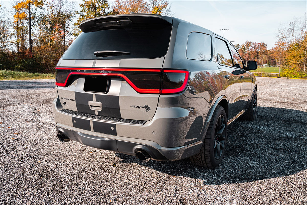 Corsa 21-22 Dodge Durango SRT Hellcat Cat-Back 2.75in Dual Rear Exit Xtreme 4.5in Black PVD Tips - 21196BLK