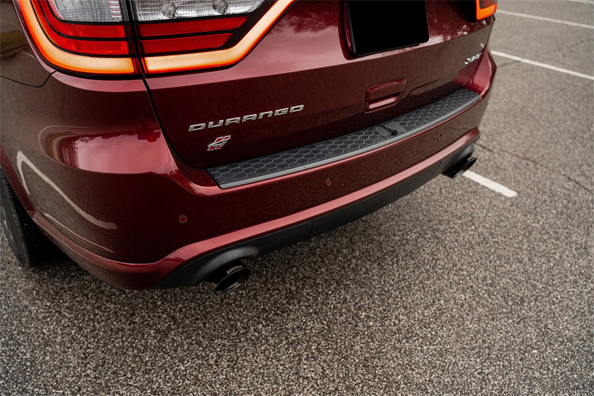 Corsa 18-22 Dodge Durango SRT 392 Cat-Back 2.75in Dual Rear Exit Sport 4.5in Black PVD Tips - 21197BLK