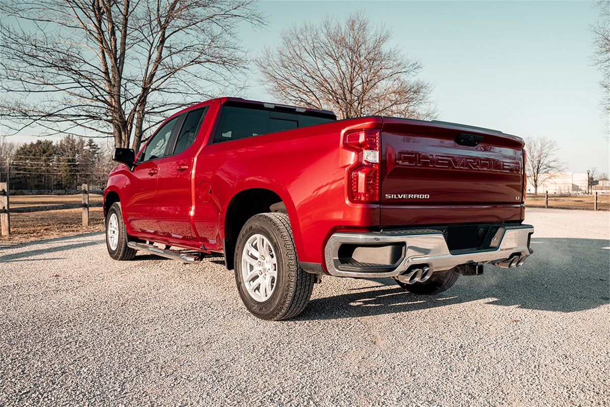 Corsa 19-23 Chevrolet Silverado 1500 5.3L 147.5in Wheel Base Cat-Back Dual Rear 4in Polish Tips - 21199